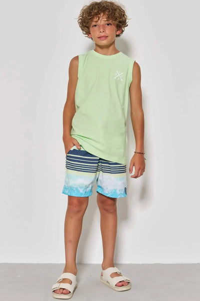 Bermuda Boxer em Nylon Ergonomic com Elastano 88769 Johnny Fox Teen Menino