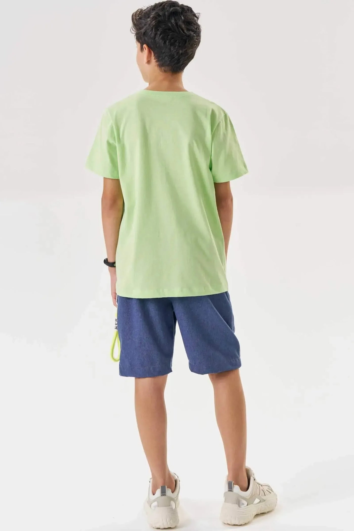 Bermuda em Cotton Jeans com Elastano 87060 Johnny Fox Teen Menino