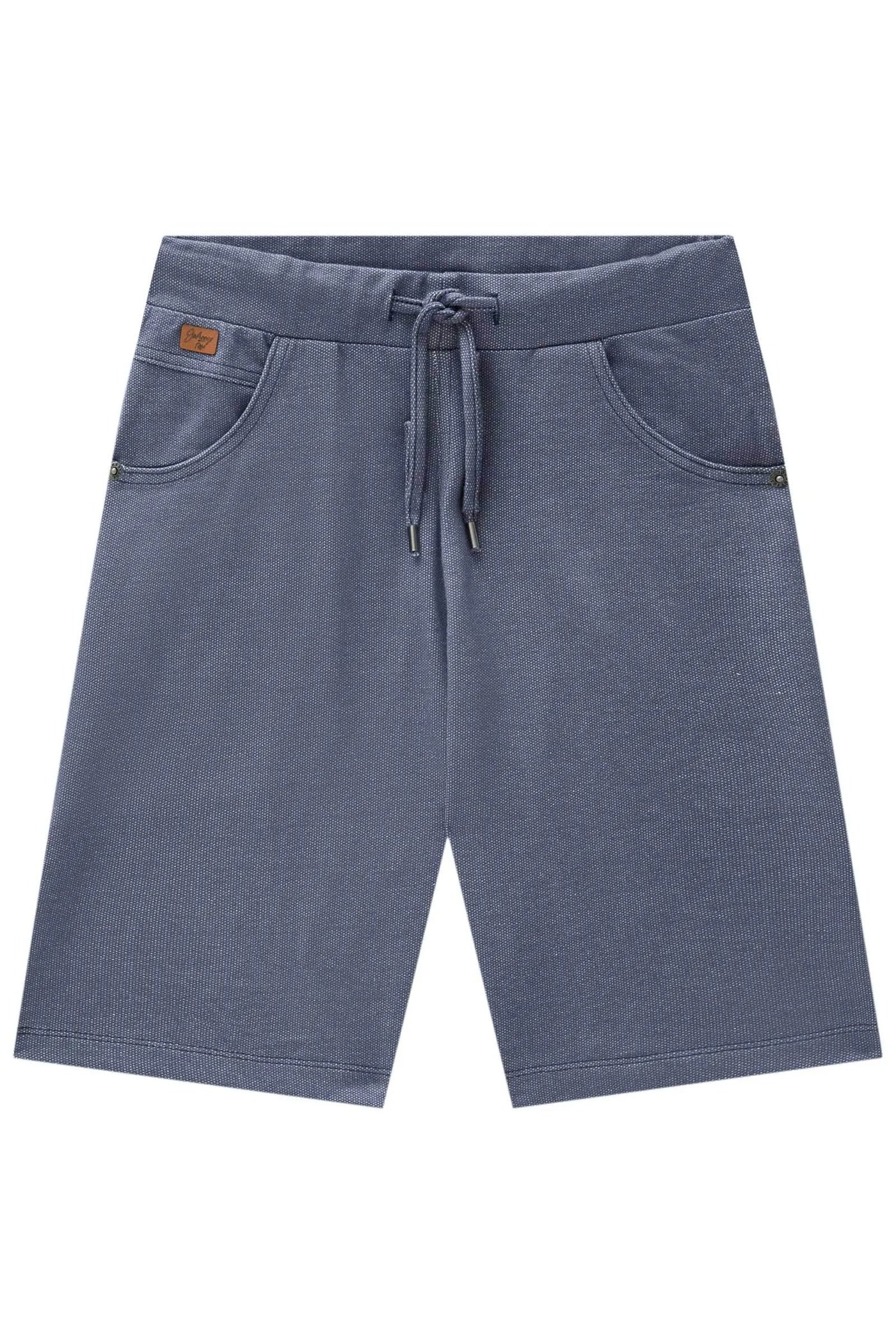 Bermuda em Malha Denim com Elastano 88763 Johnny Fox Teen Menino