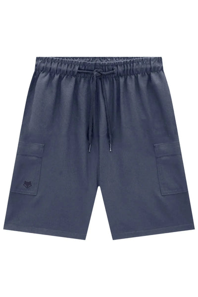 Bermuda em Malha Denim com Elastano 94128 Johnny Fox Teen Menino