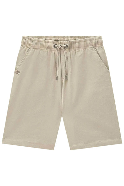 Bermuda em Sarja Girassol com Elastano 87050 Johnny Fox Teen Menino