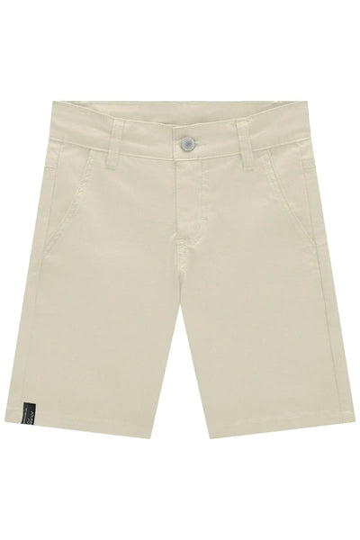 Bermuda em Sarja Girassol com Elastano 94212 Johnny Fox Teen Menino