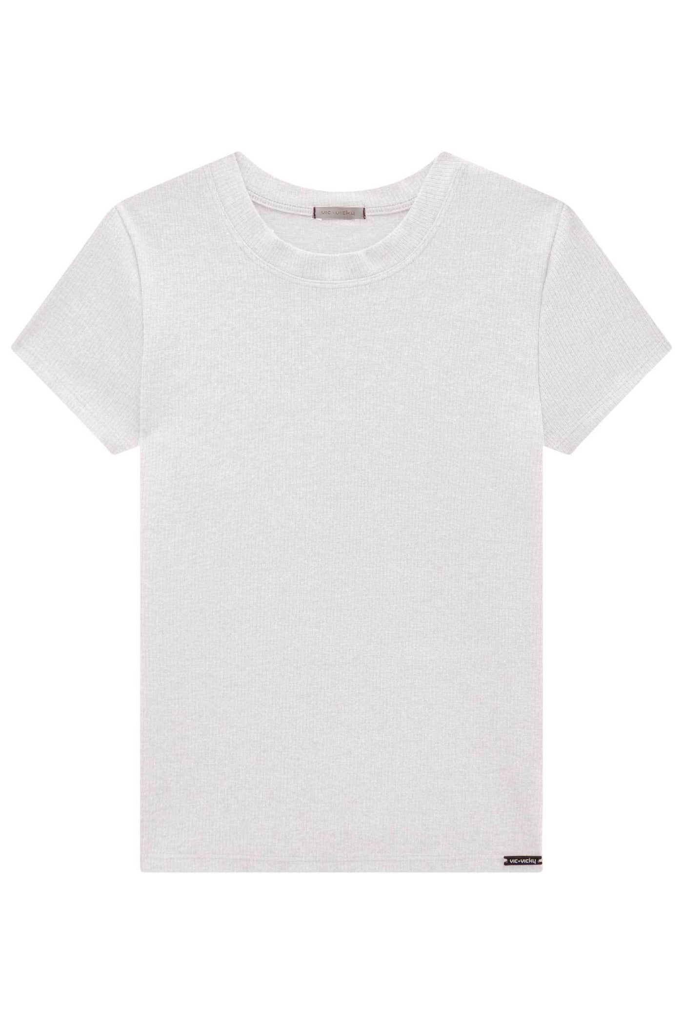 Blusa Baby Look em Canelado Liz 82850 Vic&Vicky Teen Menina