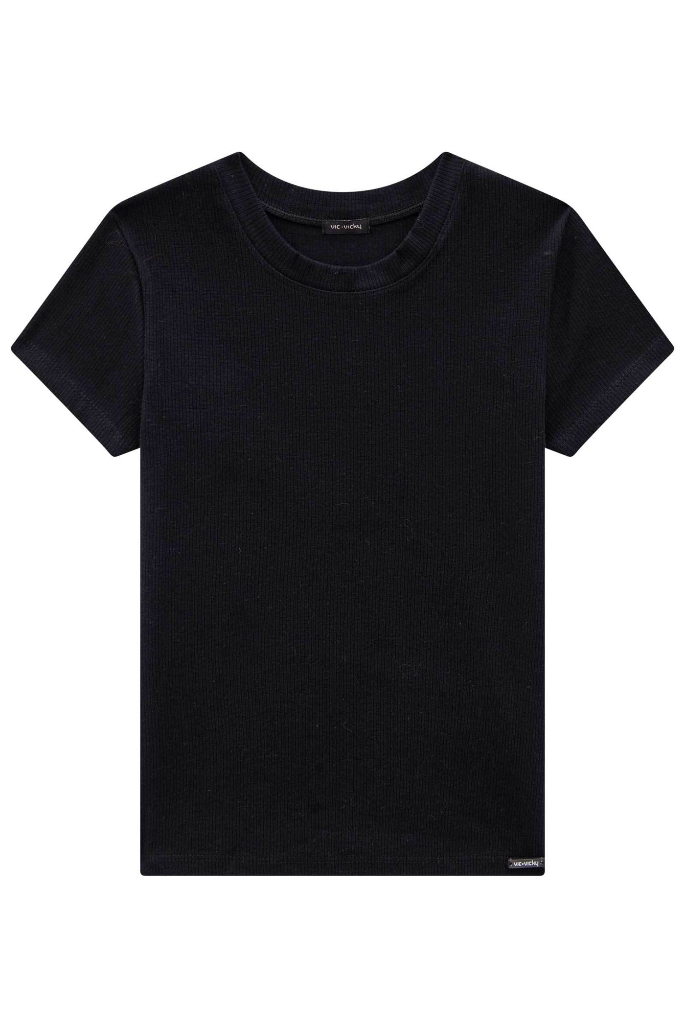 Blusa Baby Look em Canelado Liz 82850 Vic&Vicky Teen Menina