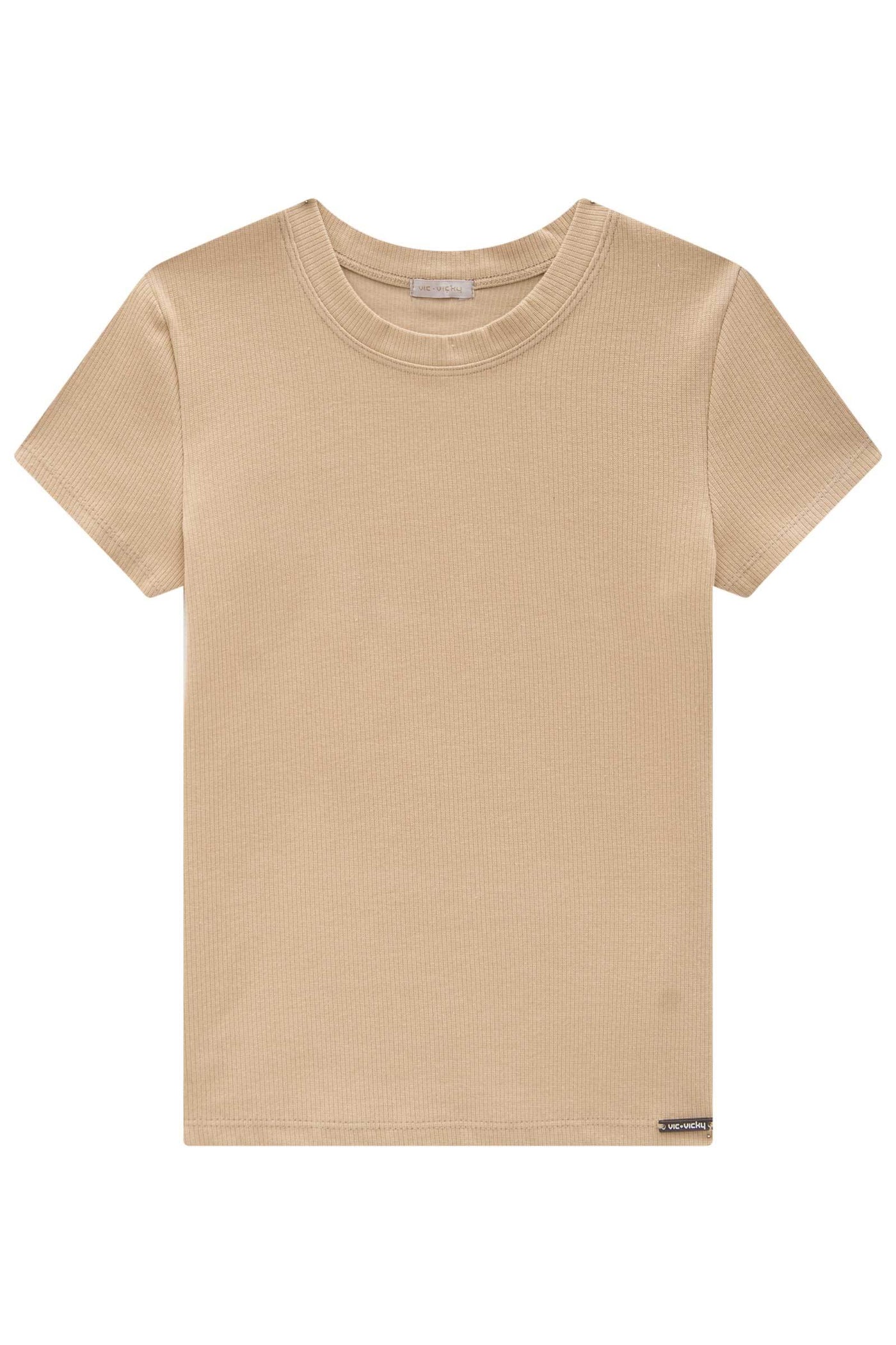 Blusa Baby Look em Canelado Liz 82850 Vic&Vicky Teen Menina