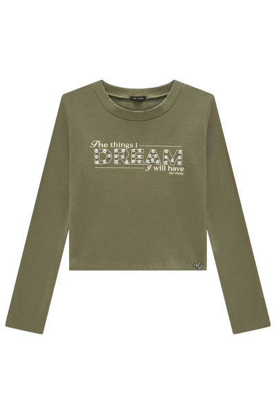 Blusa Boxy em Canelado Liz 80372 Vic&Vicky Teen Menina