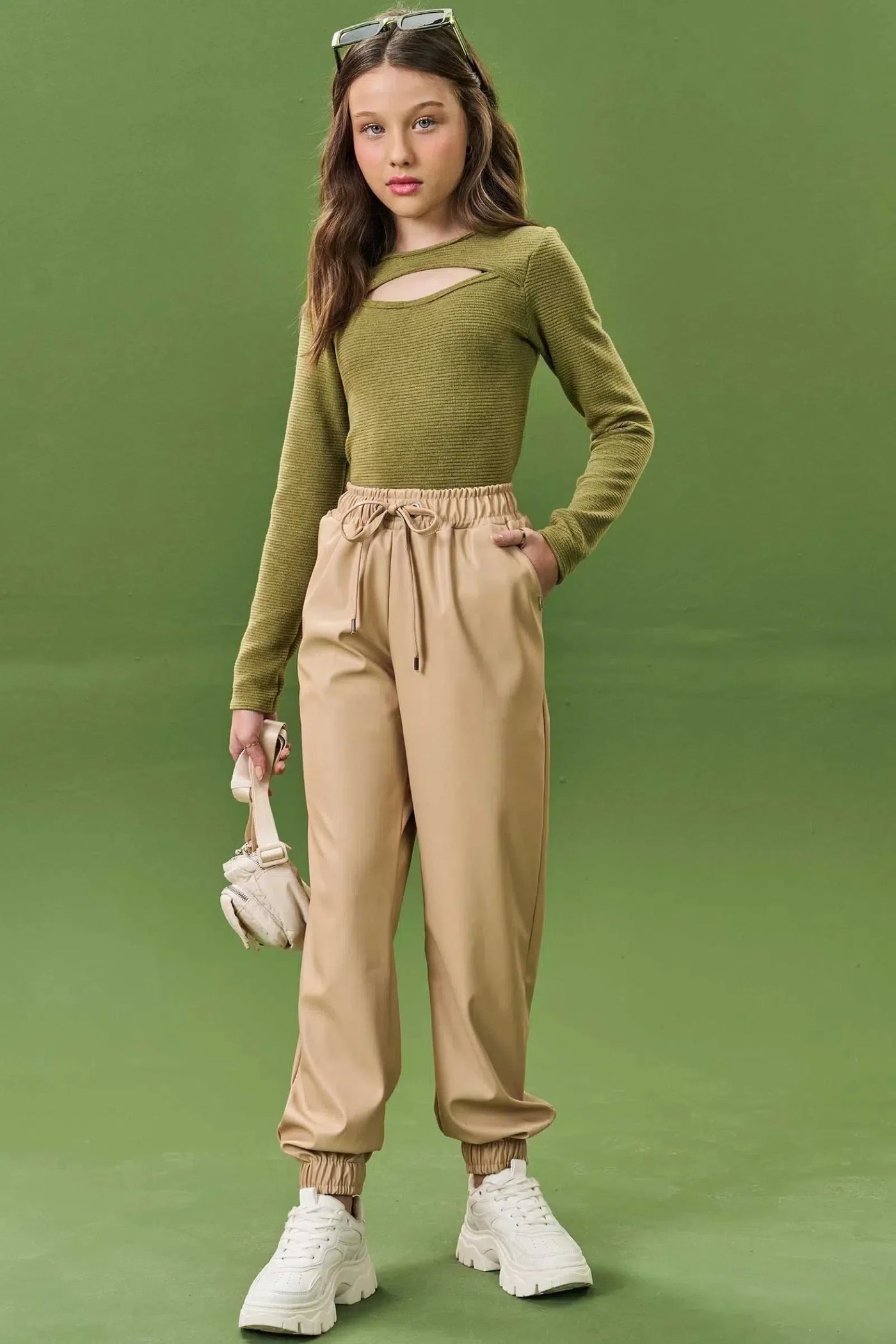 Blusa Boxy em Malha Down Town 79122 Lilimoon Teen Menina