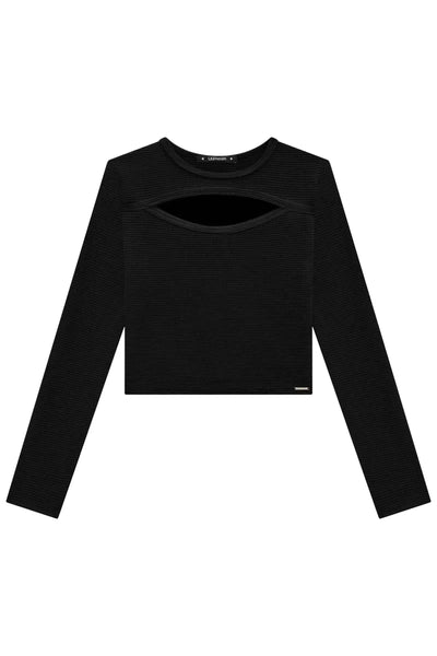 Blusa Boxy em Malha Down Town 79122 Lilimoon Teen Menina