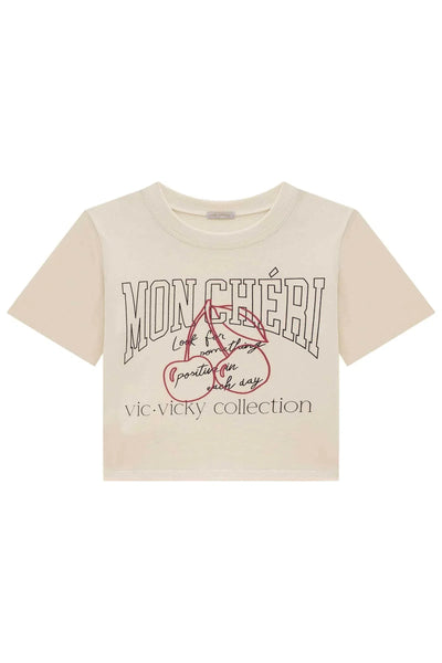 Blusa Boxy Teen Menina em Meia Malha 81956 Vic&Vicky