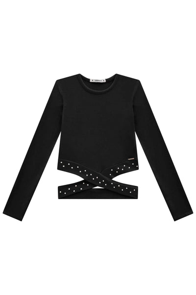 Blusa Boxy em Molecotton 79061 Lilimoon Teen Menina