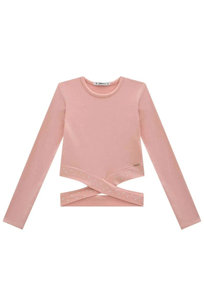 Blusa Boxy em Molecotton 79061 Lilimoon Teen Menina