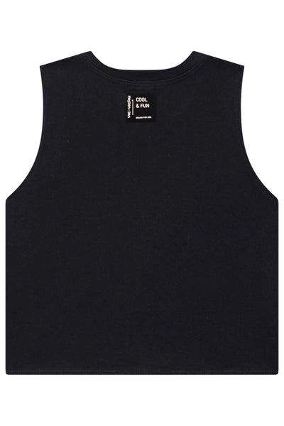 Regata Boxy Over Teen Menina em Meia Malha 81351 Vic&Vicky