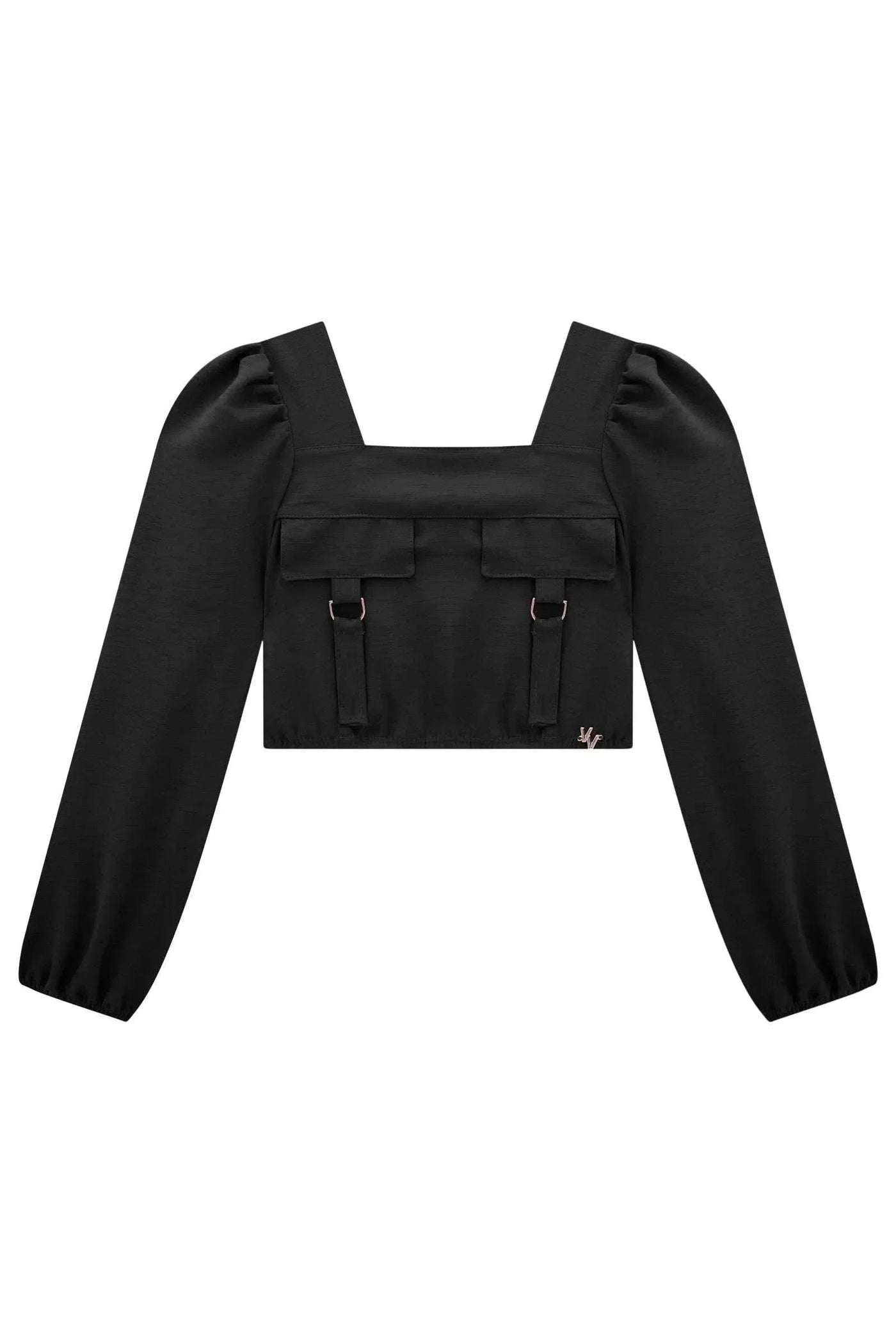 Blusa Cropped em Airflow 81268 Vic&Vicky Teen Menina