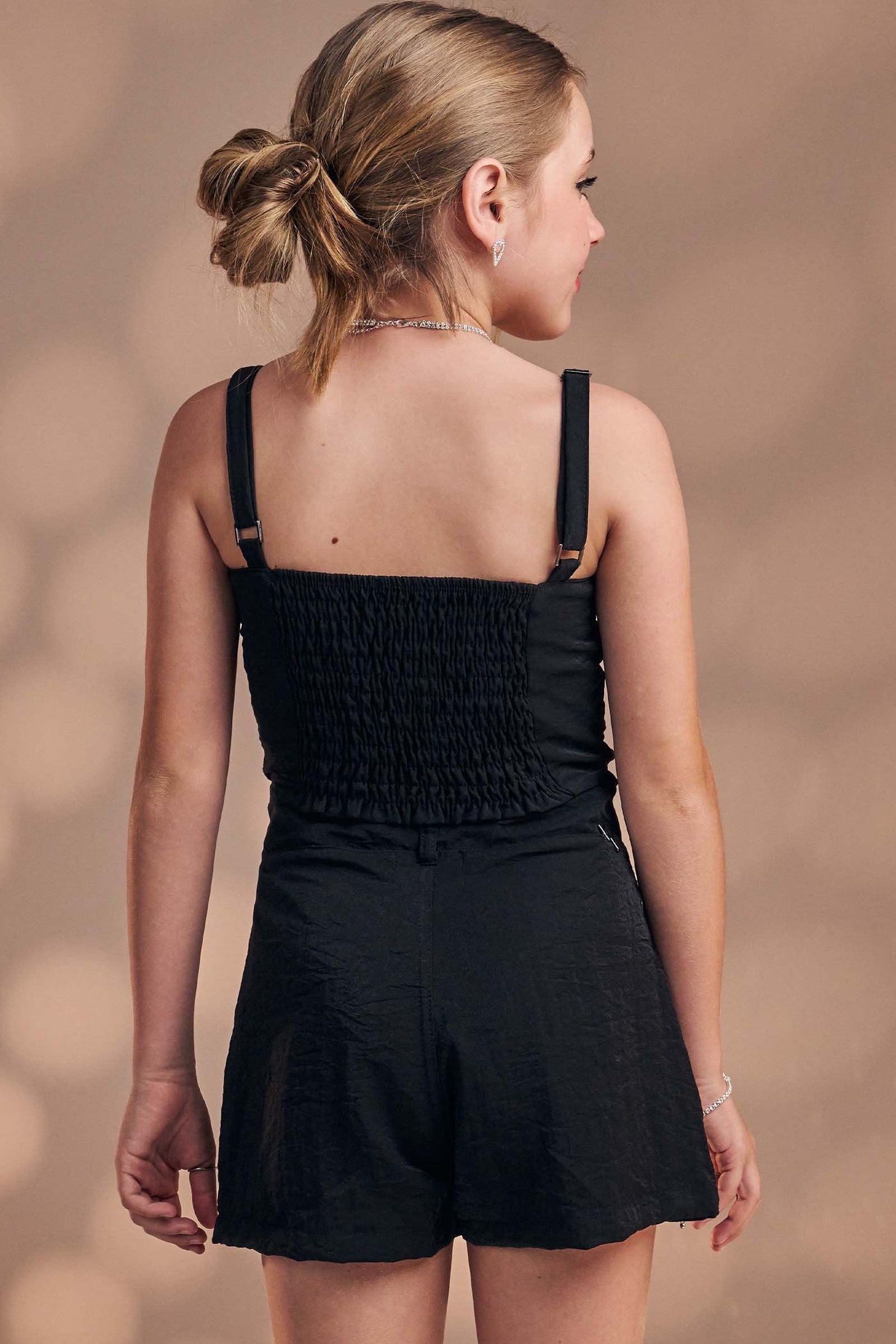 Blusa Cropped em Alfaiataria Glow 83290 Vic&Vicky Teen Menina