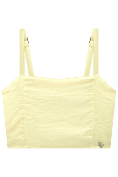 Blusa Cropped em Alfaiataria Glow 83290 Vic&Vicky Teen Menina