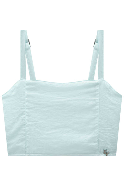 Blusa Cropped em Alfaiataria Glow 83290 Vic&Vicky Teen Menina