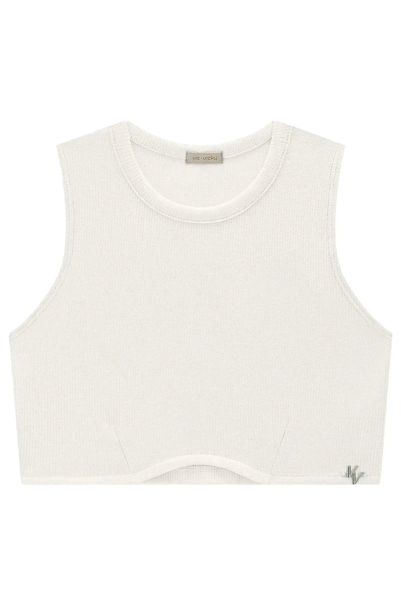 Blusa Cropped em Canelado Liz 90454 Vic&Vicky Teen Menina