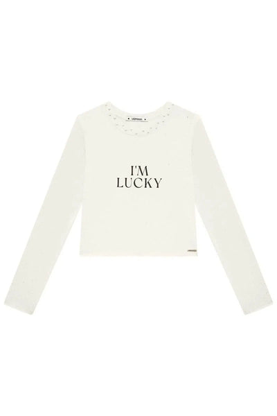 Blusa Cropped em Cotton 79140 Lilimoon Teen Menina