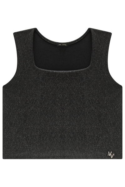 Blusa Cropped em Malha Night Shine 83288 Vic&Vicky Teen Menina