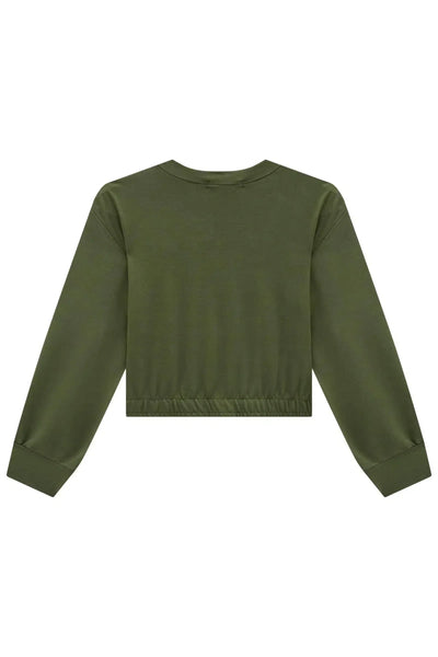 Blusa Cropped em Molevisco 79164 Lilimoon Teen Menina