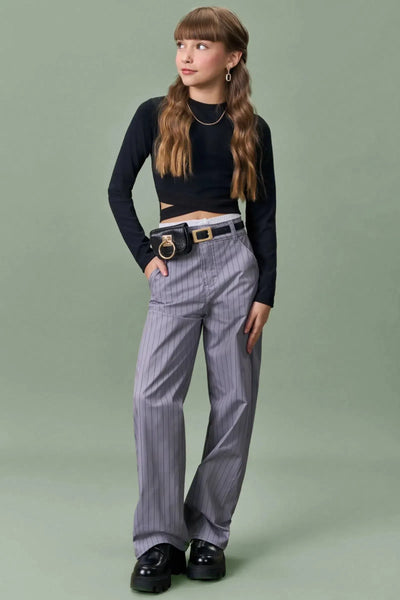 Blusa Cropped em Ribana Fancy 79330 Vic&Vicky Teen Menina