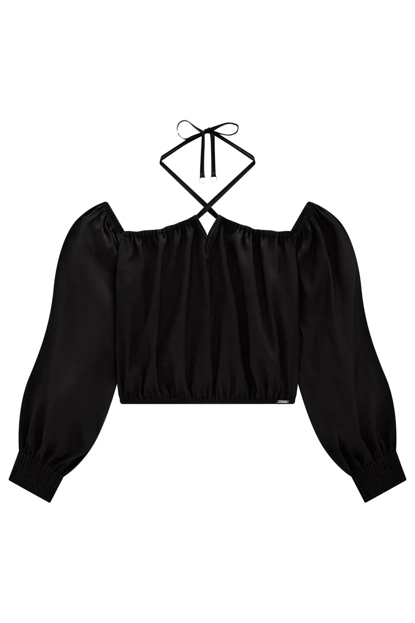 Blusa Cropped em Tecido Blend Viscose 81429 Lilimoon Teen Menina