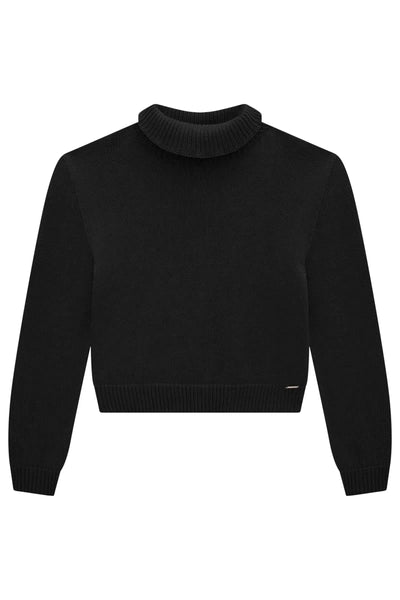 Blusa Cropped em Tricot 100% Algodão 78456 Lilimoon Teen Menina