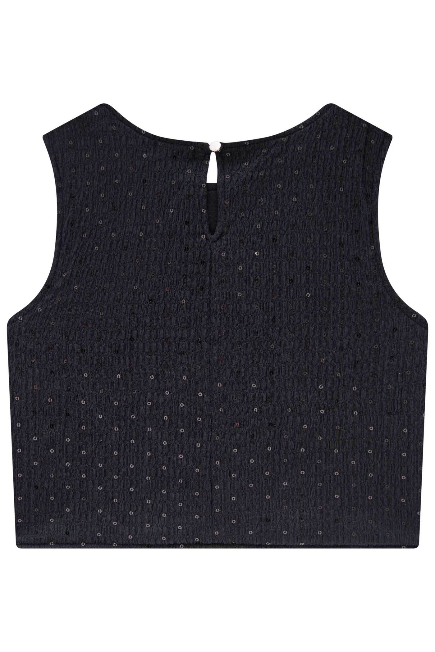 Blusa em Anarruga Bordada Paetê 83894 Vic&Vicky Teen Menina