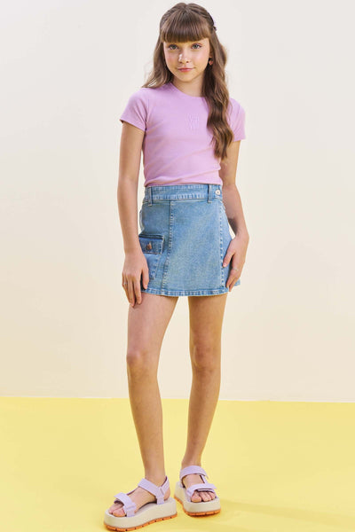 Blusa em Canelado Liz 84987 Vic&Vicky Teen Menina