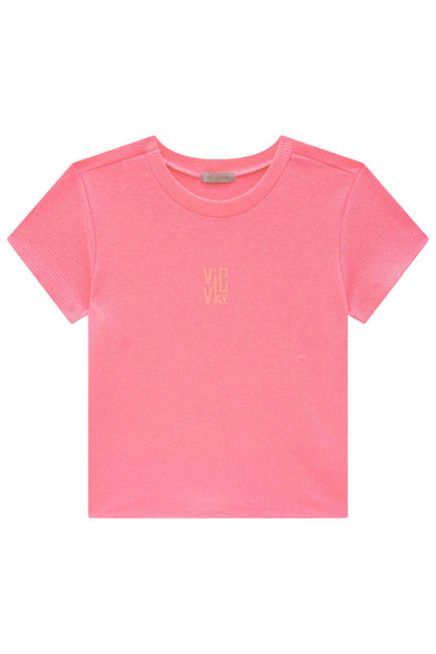 Blusa em Canelado Liz 84987 Vic&Vicky Teen Menina