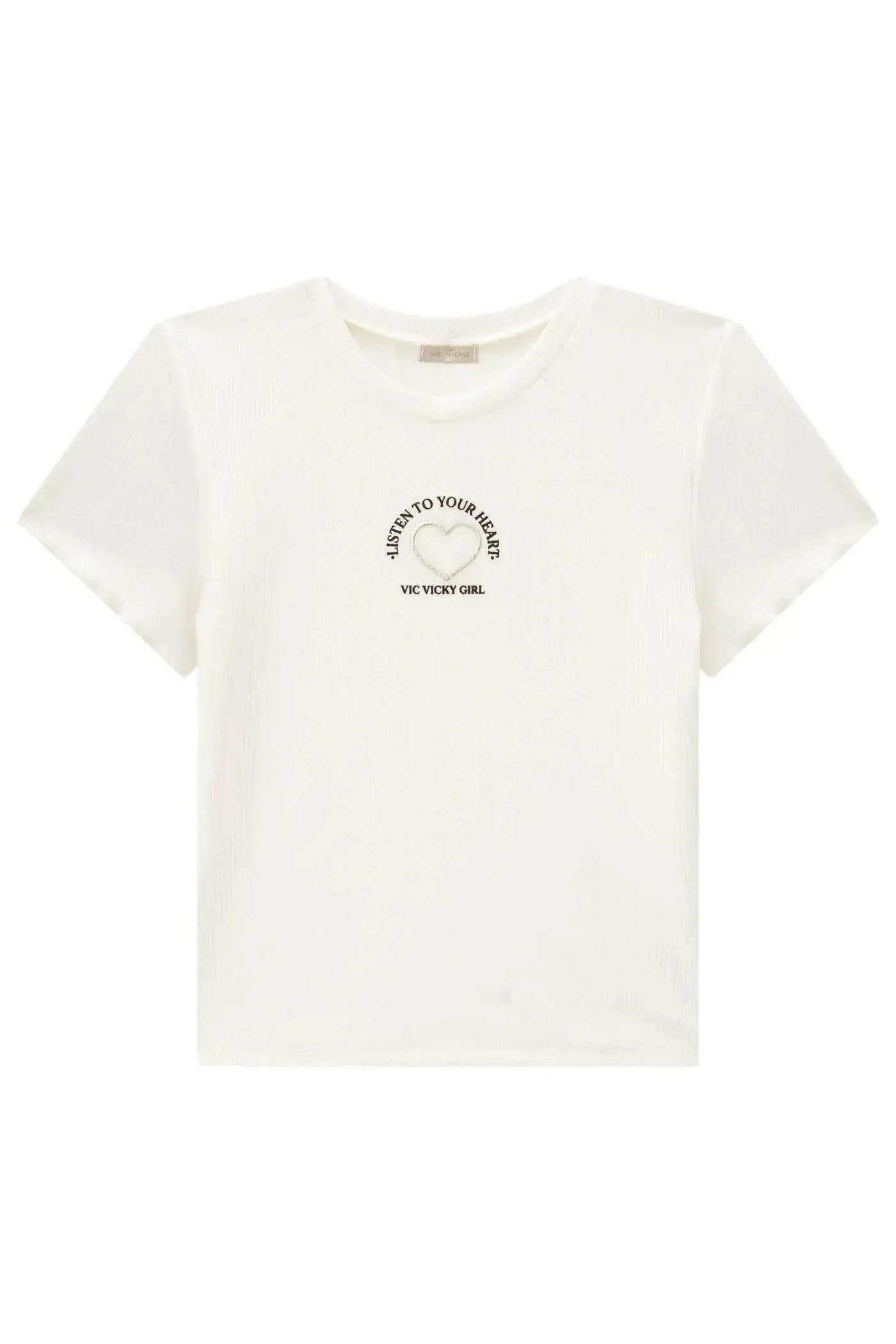 Blusa em Canelado Liz 87115 Vic&Vicky Teen Menina