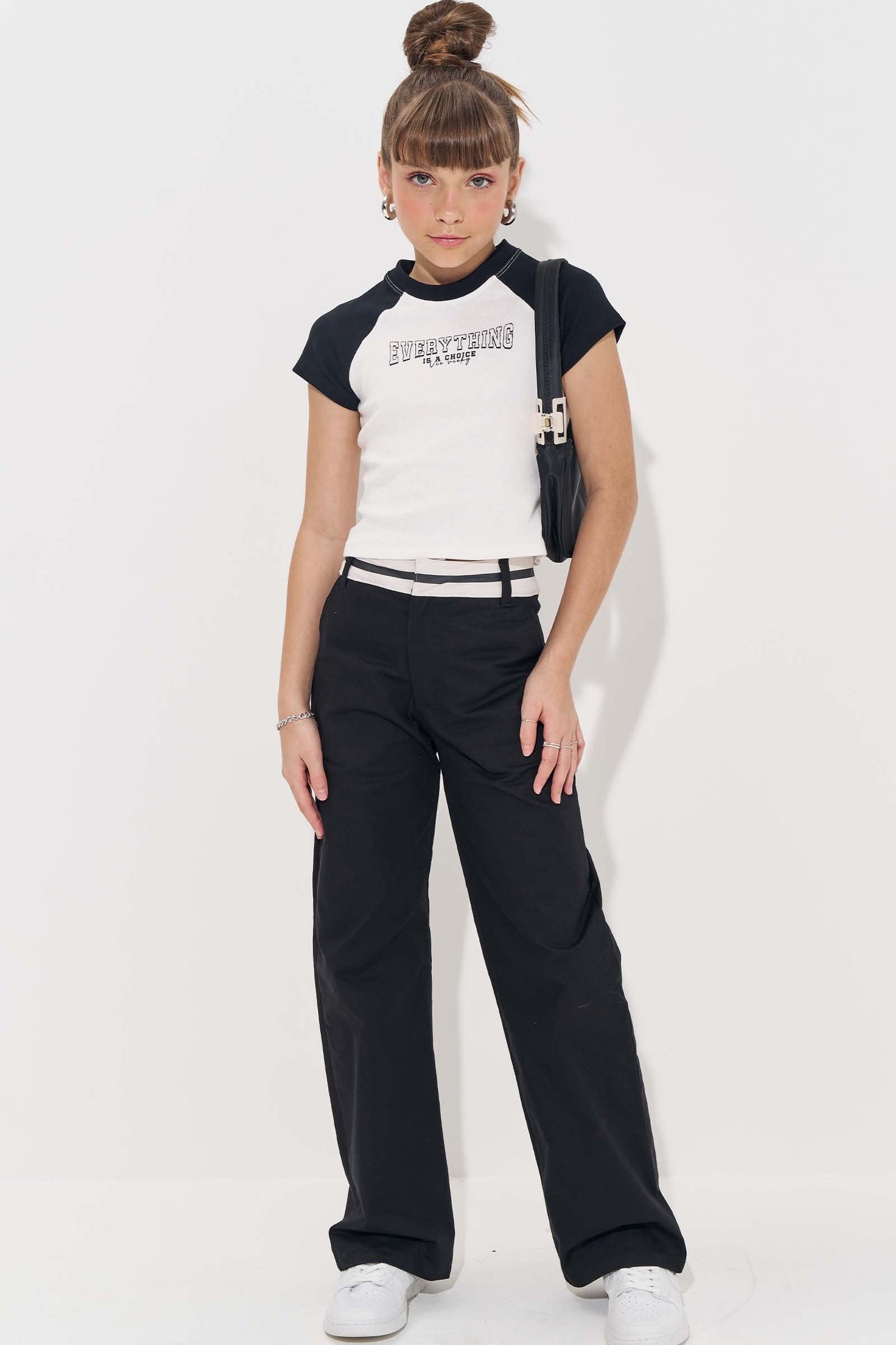 Blusa Raglan Baby Look em Ribana 83291 Vic&Vicky Teen Menina