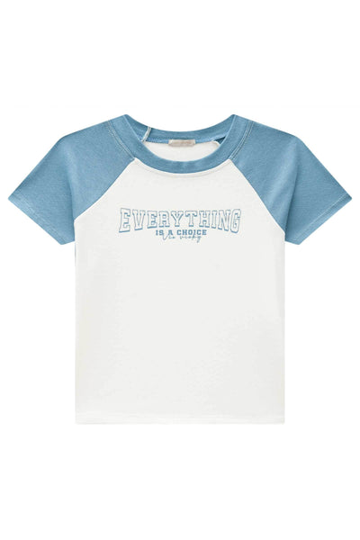 Blusa Raglan Baby Look em Ribana 83291 Vic&Vicky Teen Menina