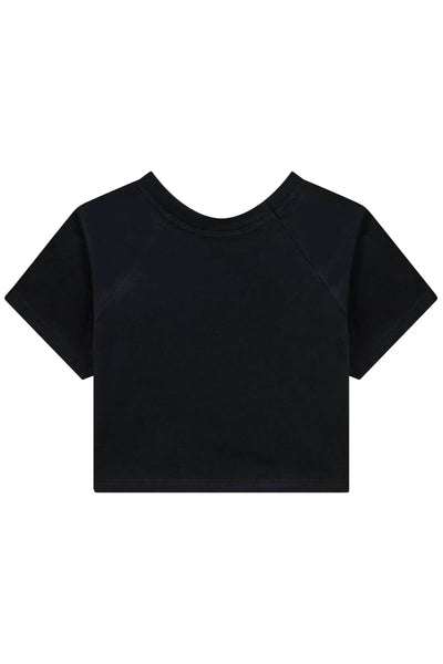 Blusa Raglan Cropped em Meia Malha 87111 Vic&Vicky Teen Menina