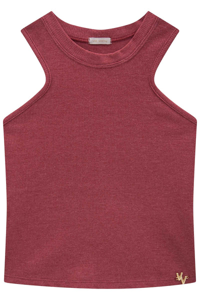 Blusa Regata Boxy em Canelado Liz 82809 Vic&Vicky Teen Menina