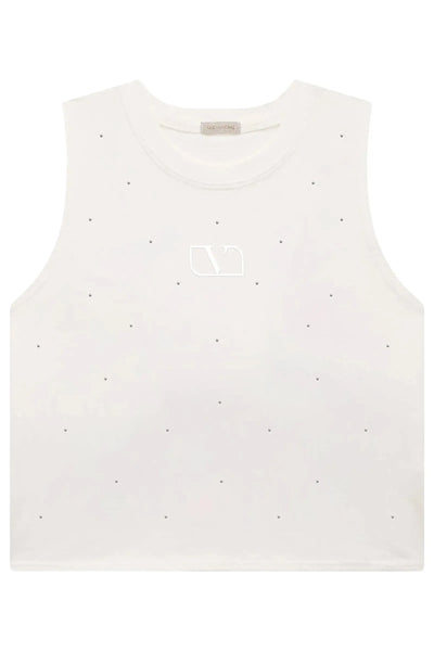 Blusa Regata Boxy Over em Meia Malha 90456 Vic&Vicky Teen Menina