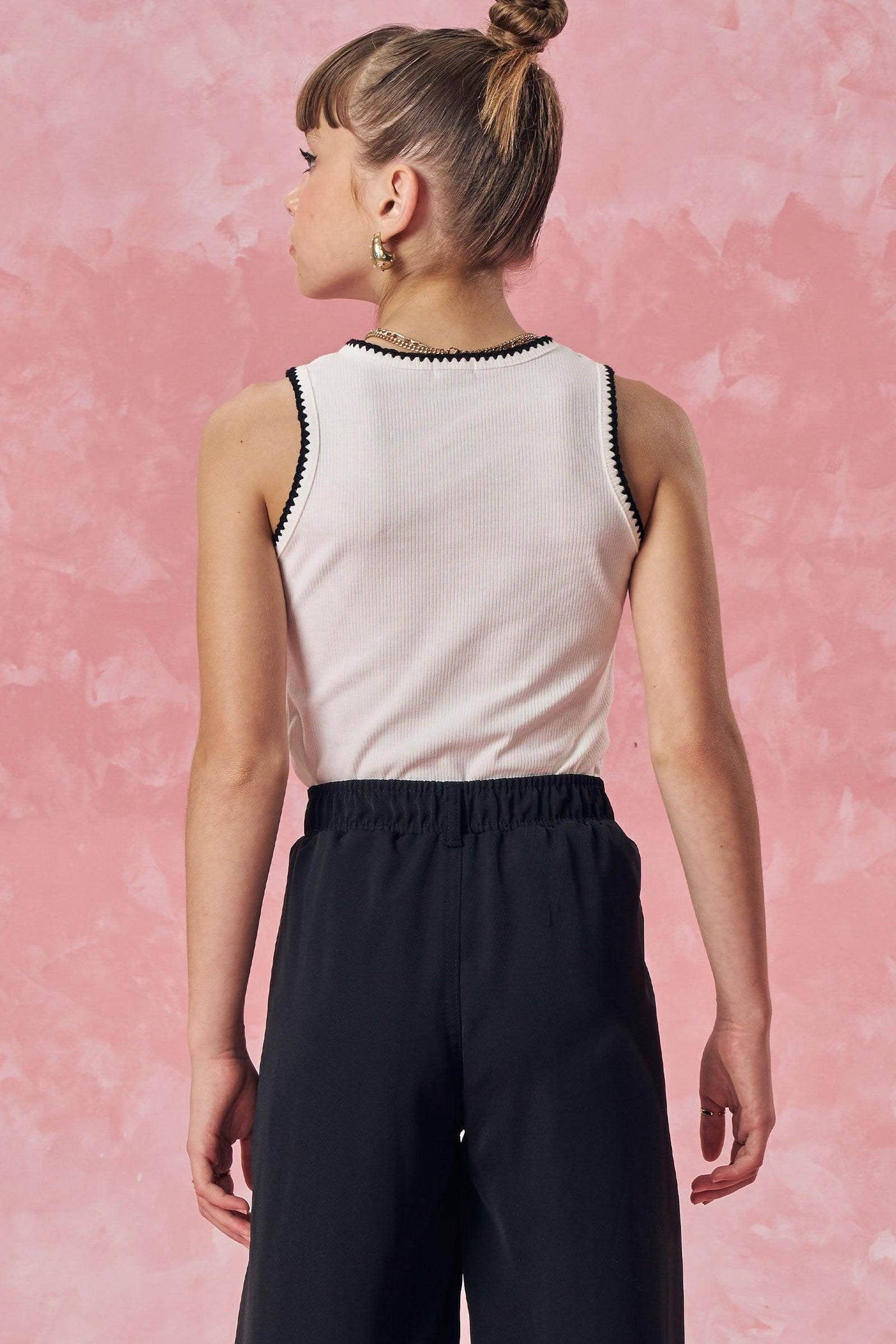 Blusa Regata em Canelado Liz 83539 Vic&Vicky Teen Menina