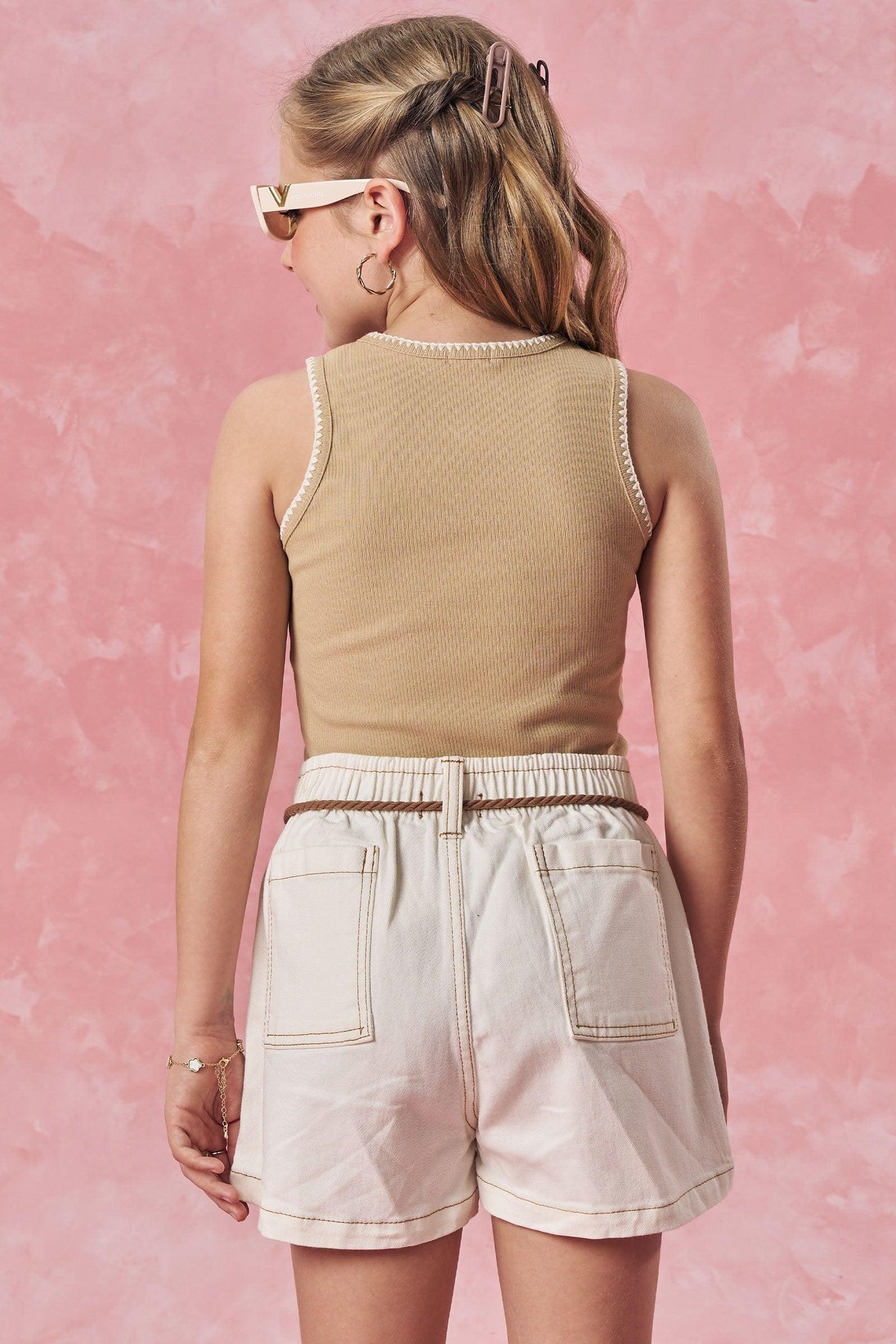 Blusa Regata em Canelado Liz 83539 Vic&Vicky Teen Menina