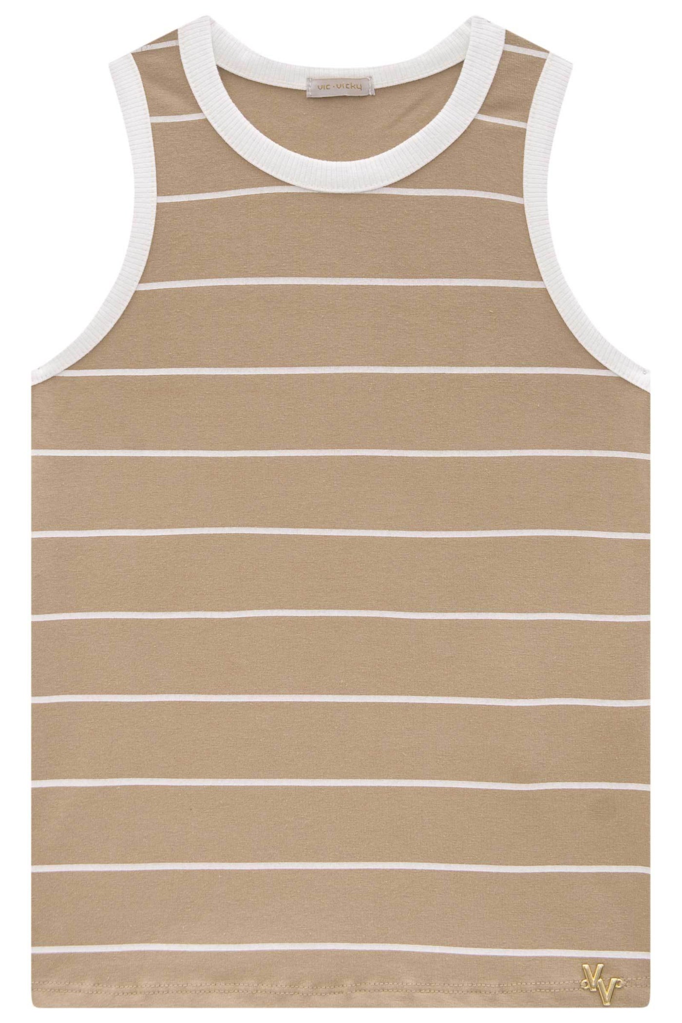 Blusa Regata em Cotton 82819 Vic&Vicky Teen Menina