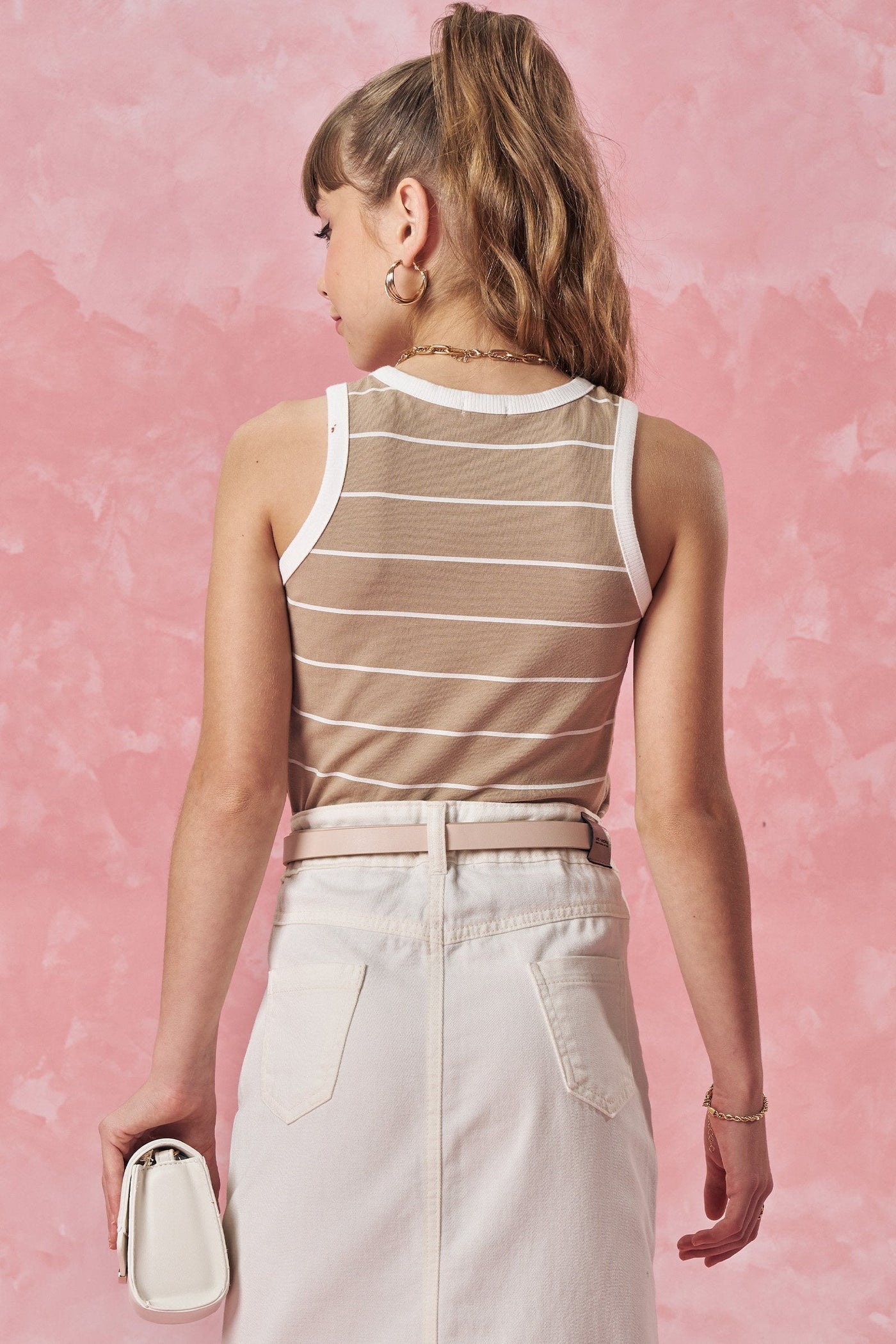 Blusa Regata em Cotton 82819 Vic&Vicky Teen Menina