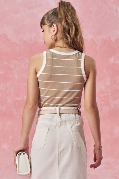 Blusa Regata em Cotton 82819 Vic&Vicky Teen Menina