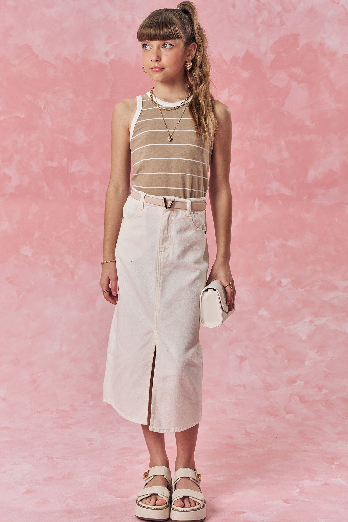 Blusa Regata em Cotton 82819 Vic&Vicky Teen Menina