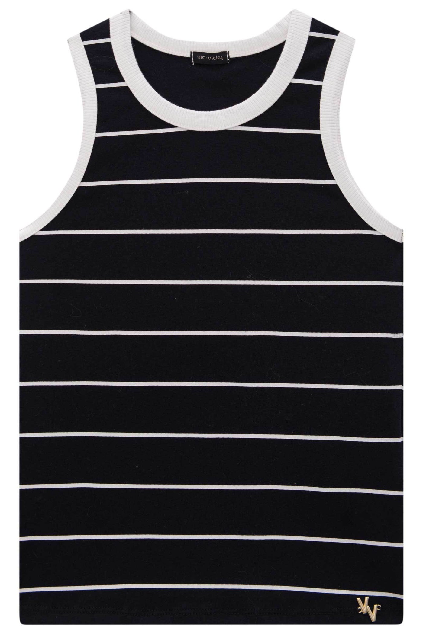 Blusa Regata em Cotton 82819 Vic&Vicky Teen Menina