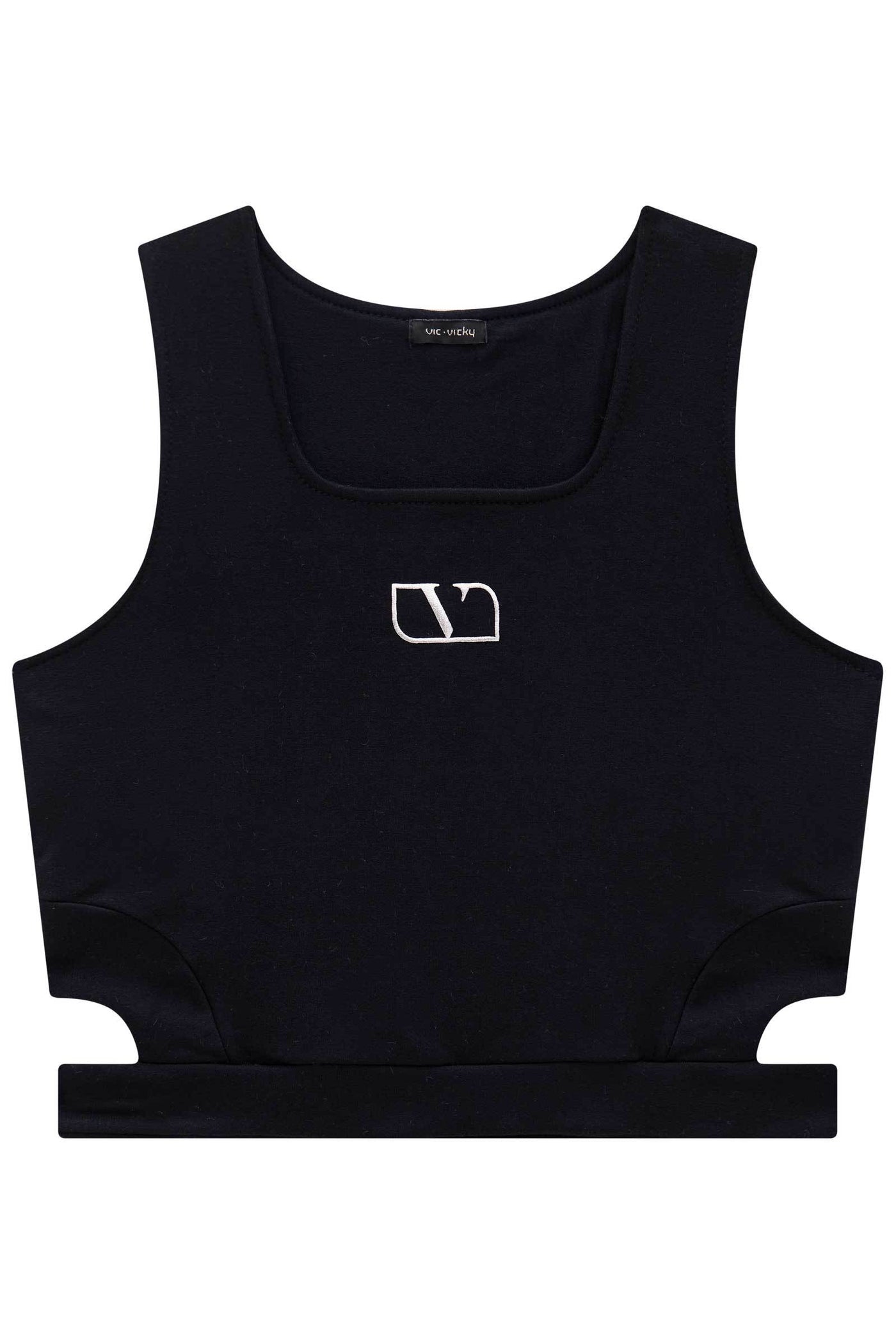 Blusa Top Cropped em Molevisco 83477 Vic&Vicky Teen Menina