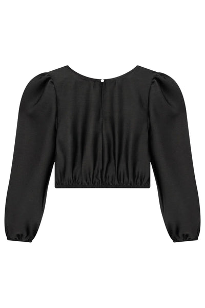 Blusa Top Cropped em Tecido Airflow 79335 Vic&Vicky Teen Menina