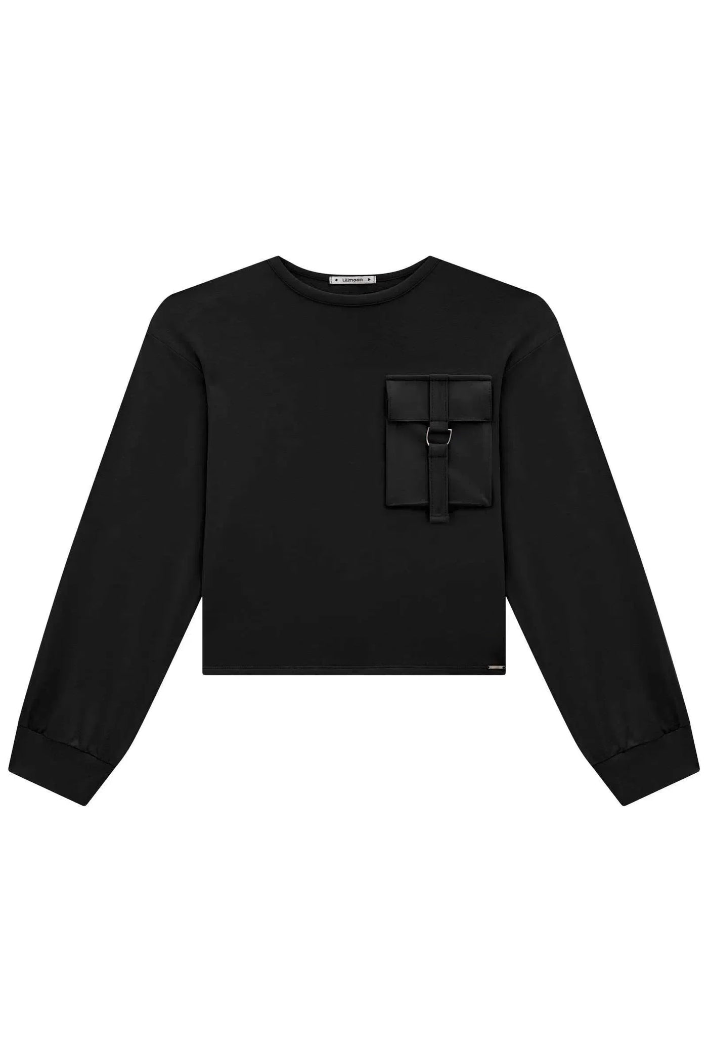 Blusão Boxy Over em Molevisco 79458 Lilimoon Teen Menina