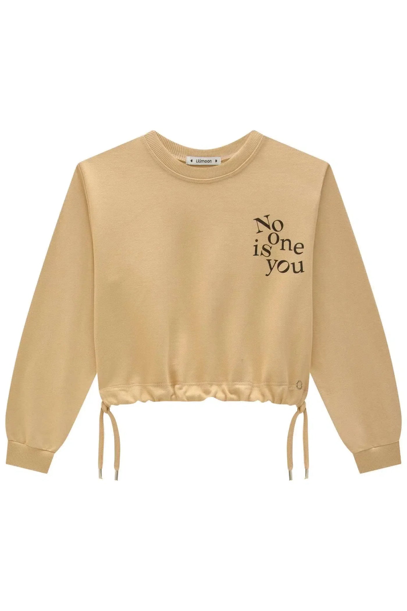 Blusão Croppped Over em Moletom sem Pelúcia 79443 Lilimoon Teen Menina