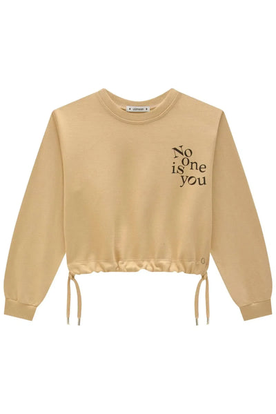 Blusão Croppped Over em Moletom sem Pelúcia 79443 Lilimoon Teen Menina