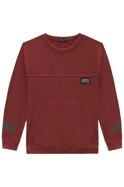 Blusão em Moletom Flamê com Pelúcia 80758 Johnny Fox Teen Menino