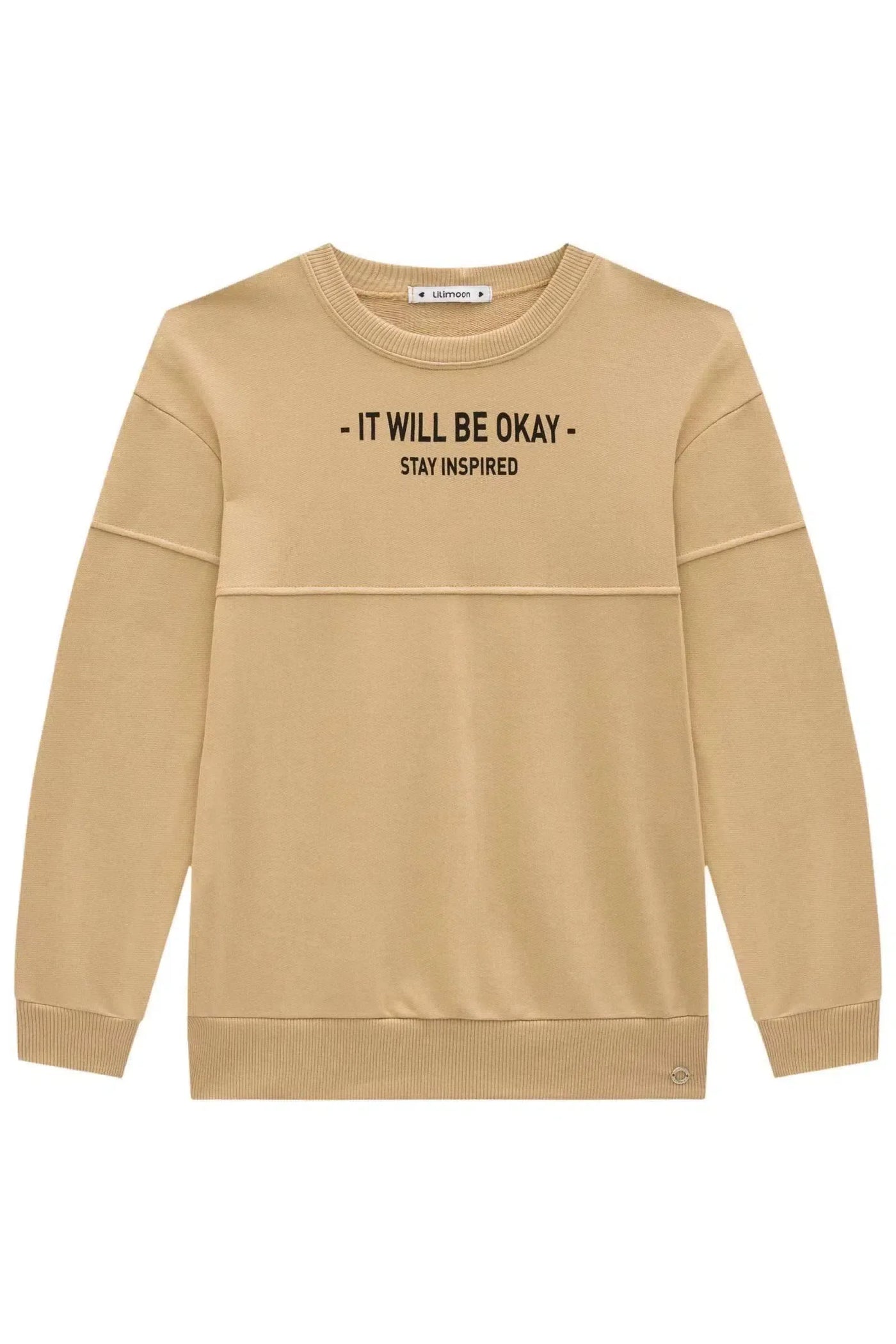 Blusão em Moletom sem Pelúcia 79174 Lilimoon Teen Menina